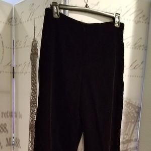 Black Velveteen Pants